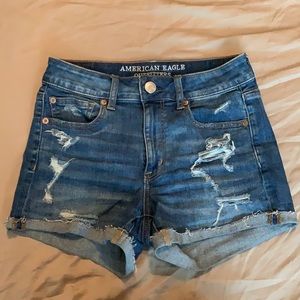 American Eagle high waisted Jean Shorts